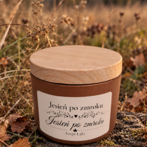 Jesień po zmroku – naturalna świeca sojowa na jesienne wieczory