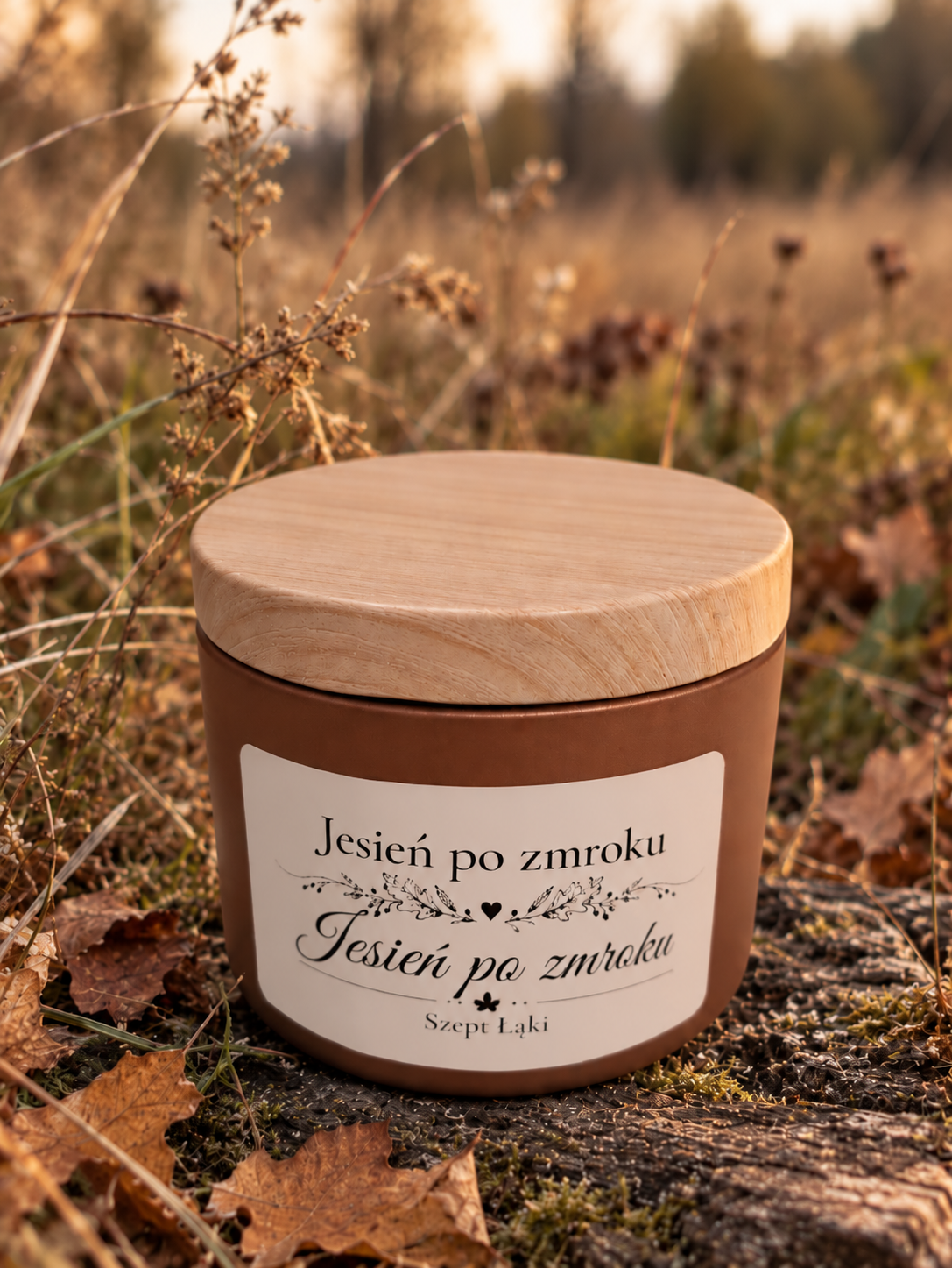 Jesień po zmroku – naturalna świeca sojowa o głębokim, balsamiczno-kwiatowym zapachu