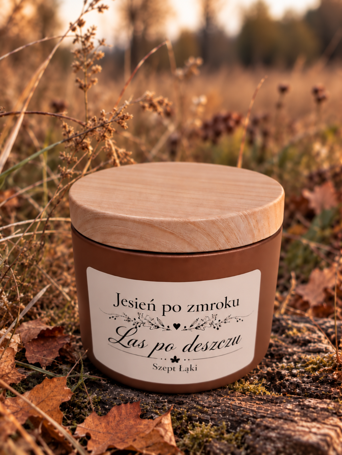 Las po deszczu – naturalna świeca sojowa o świeżym, leśnym zapachu