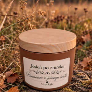 Pomarańcza w jesiennym świetle – naturalna świeca sojowa na jesienne wieczory