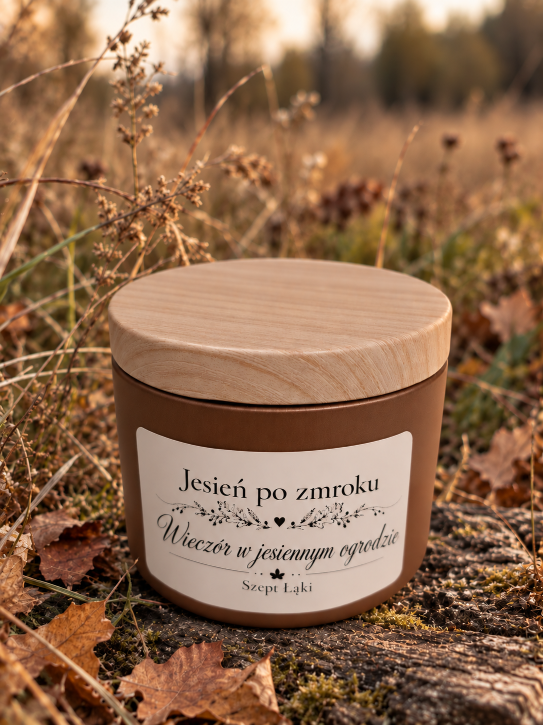 Wieczór w jesiennym ogrodzie – naturalna świeca sojowa o ciepłym, kwiatowym zapachu